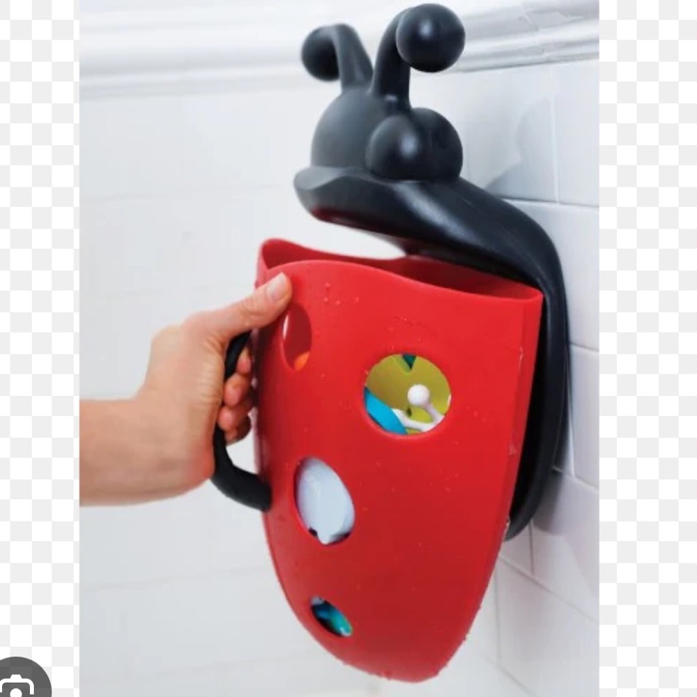 Red and Black Ladybug Wall Organizer